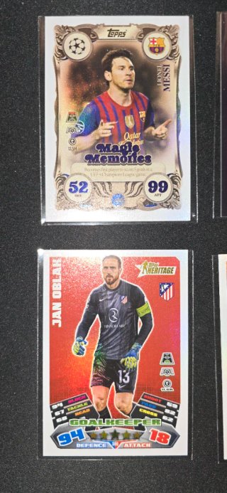 Lote Cartas Topps Match Attax 2025-2026