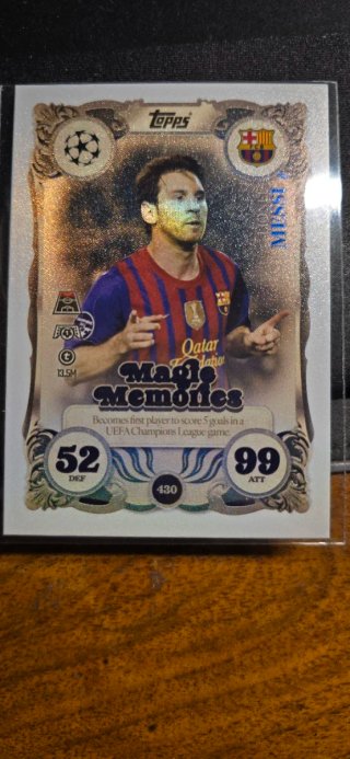 Lote Cartas Topps Match Attax 2025-2026