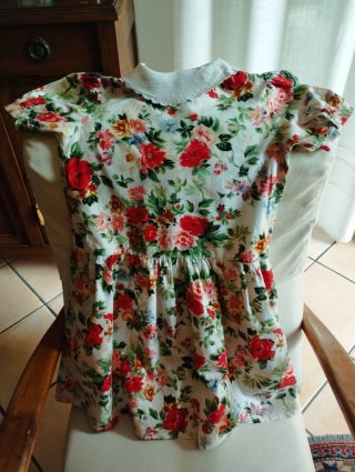 Abito bambina cotone fiorato OVS