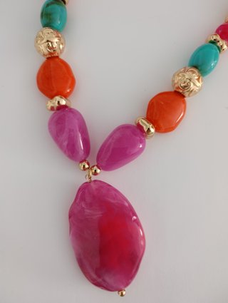 Collar Multicolor Bisutería