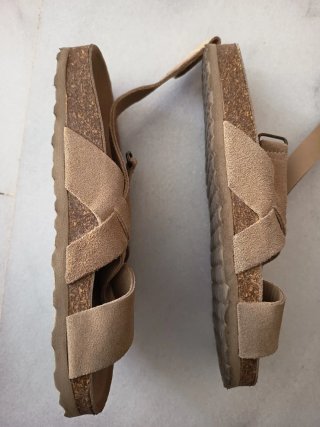 Sandalias UNIT SHOES piel bio camel talla 35
