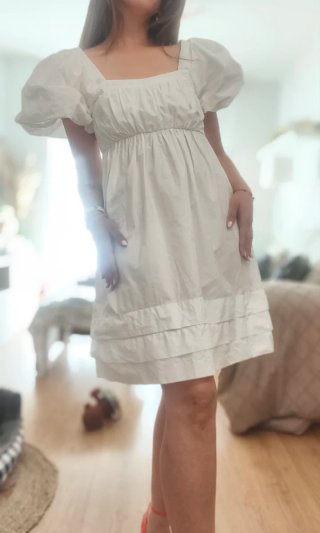 Vestido Sfera blanco talla S