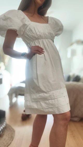 Vestido Sfera blanco talla S