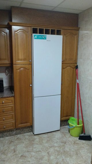 Cocina de madera y piedra