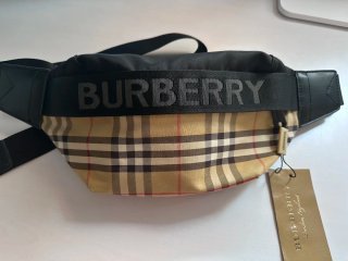 Bandolera Negra Beige Nueva