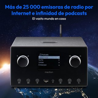 - MEDION radio internet con subwoofer bluetooth