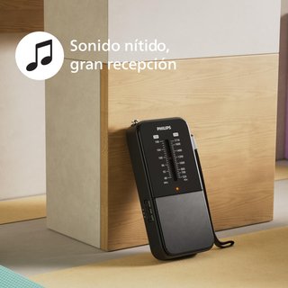 Philips radio portátil sonido claro