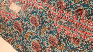 Kimono estampado paisley multicolor