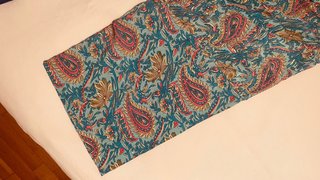 Kimono estampado paisley multicolor