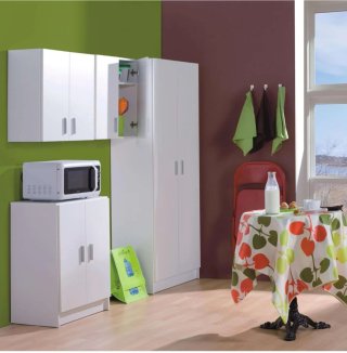 Habitdesign Armario Bajo 2 Puertas Blanco