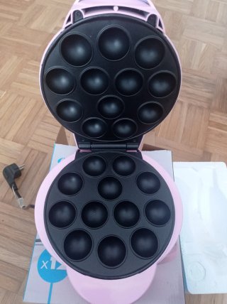 Máquina para hacer 12 cake pops rosa
