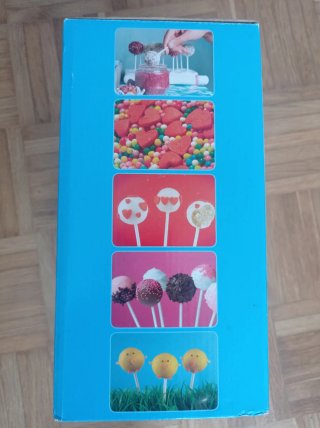 Máquina para hacer 12 cake pops rosa