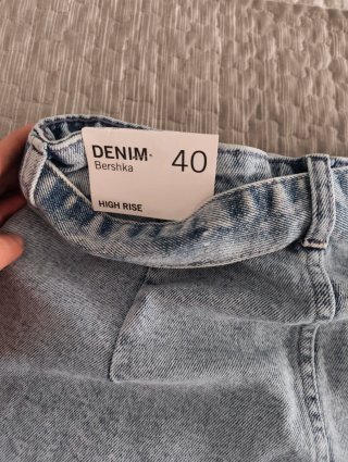 Pantalones cortos vaqueros con cinturón