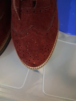 Zapatos Oxford Burdeos Talla 41