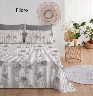 Set Lenzuola 2 Posti Cotone Floreale