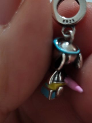 Charm Snoopy Verano Plata Ley