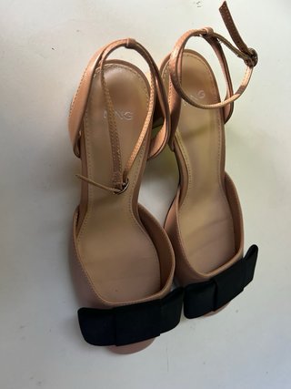 Zapatos Mango Beige y Negro Talla 36