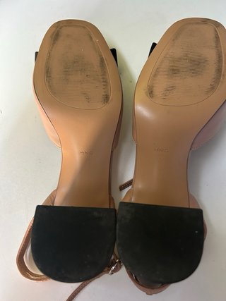 Zapatos Mango Beige y Negro Talla 36