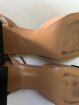 Zapatos Mango Beige y Negro Talla 36