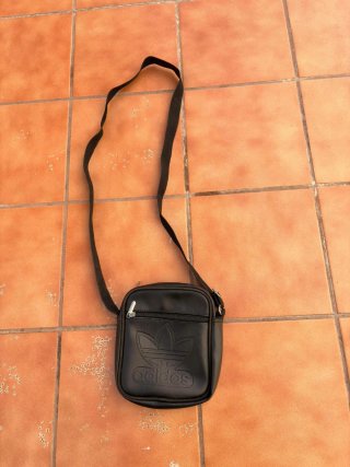 Bandolera Adidas Negra Logo Trefoil