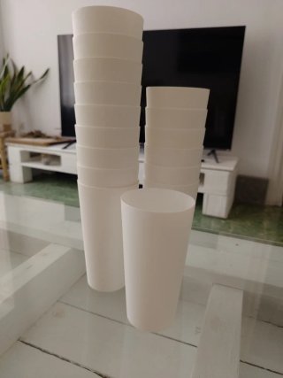 Lote Copas ,Vasos, Tazas, platos,Transparente ,bla