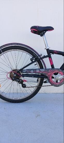 BICICLETA NIÑOS 24" POPLY 500 NEGRO