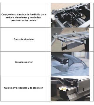Escuadradora TOP3200 Motorizada