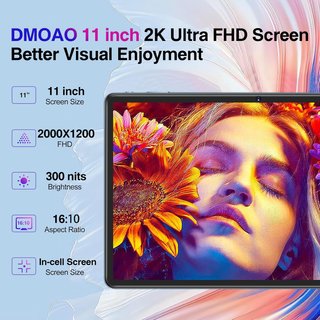 Tablet Android 13 con schermo da 11 pollici