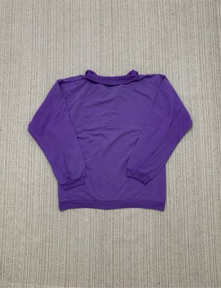 Polo vintage Nike manga larga morado