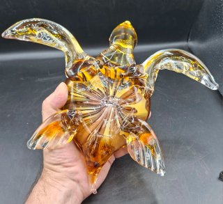 Figura Tortuga Cristal Murano Firmada
