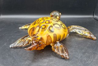 Figura Tortuga Cristal Murano Firmada