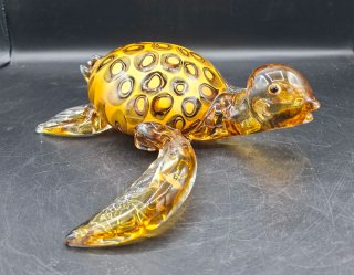 Figura Tortuga Cristal Murano Firmada