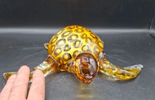 Figura Tortuga Cristal Murano Firmada
