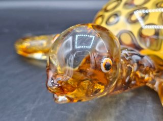 Figura Tortuga Cristal Murano Firmada
