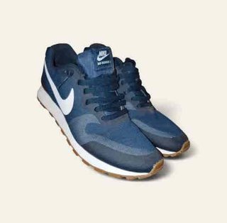 Zapatillas Nike MD Runner 2 Azul/Blanco