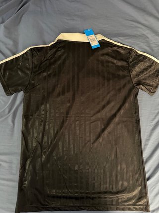 Polo Adidas Negro y Blanco