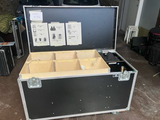 Flightcase baúl con compartimentos