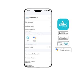Plikc Termostato Digital WiFi Dualband Alexa
