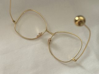 2 Gafas Mujer Moda Sin Cristal Negro/Dorado