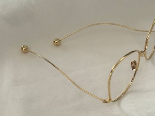 2 Gafas Mujer Moda Sin Cristal Negro/Dorado
