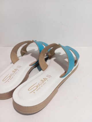 Sandali ciabatte donna nuove in vera pelle