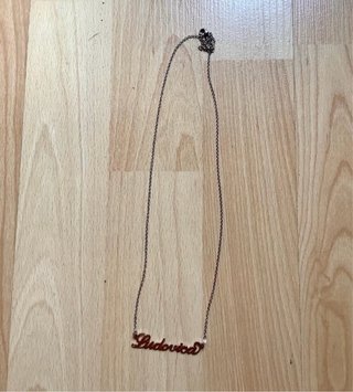 Collana nome Ludovica acciaio inox