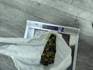 5 kg Monedas Extranjeras