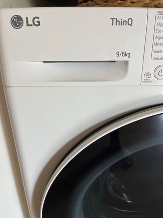 Lavadora LG ThinQ 9/6kg Secadora.