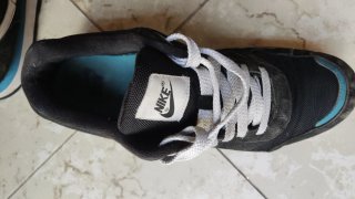Zapatillas Nike MD Runner Negras y Azules