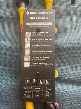 Bastones de esquí Black Diamond Traverse 3