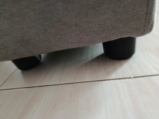 Puffs  de sofá gris
