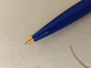 Bolígrafo Dupont Azul Dorado