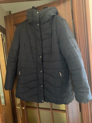 Chaqueta acolchada azul marino-negro Talla XL