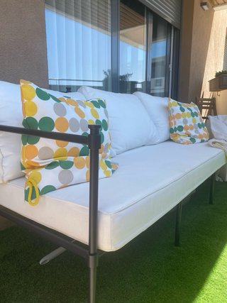 Sofá Terraza Forja Negro